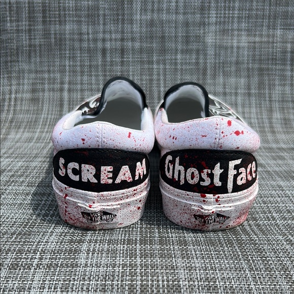 Hand Painted Ghostface Vans - Picture 3 of 4